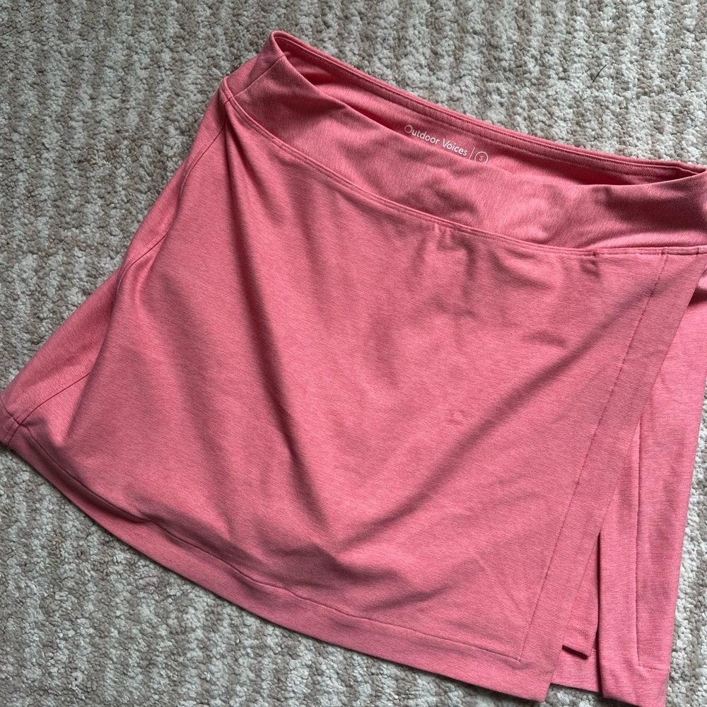 Outdoor Voice 4.5” Court Skort in Pink